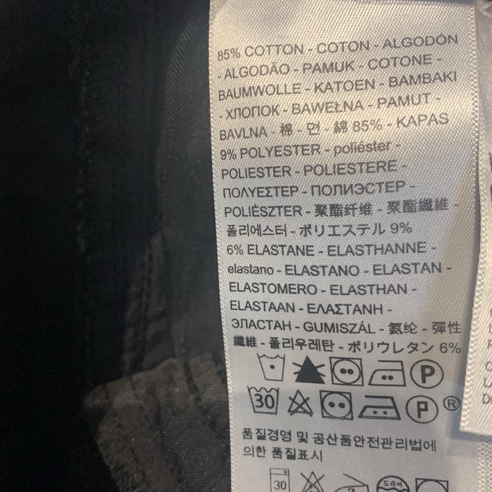 Levi’s 710 Super Skinny in Washed Black - Picture 6 of 8